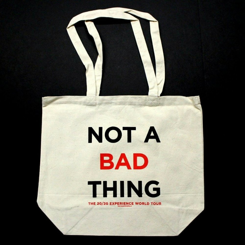 Justin Timberlake Canvas Tote Bag - 2014 Tour - Picture 2 of 4